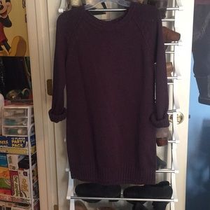 Long H&M purple sweater